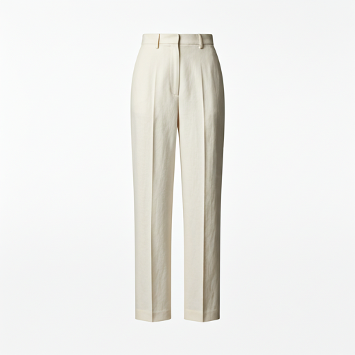 Linen trousers in natural tones